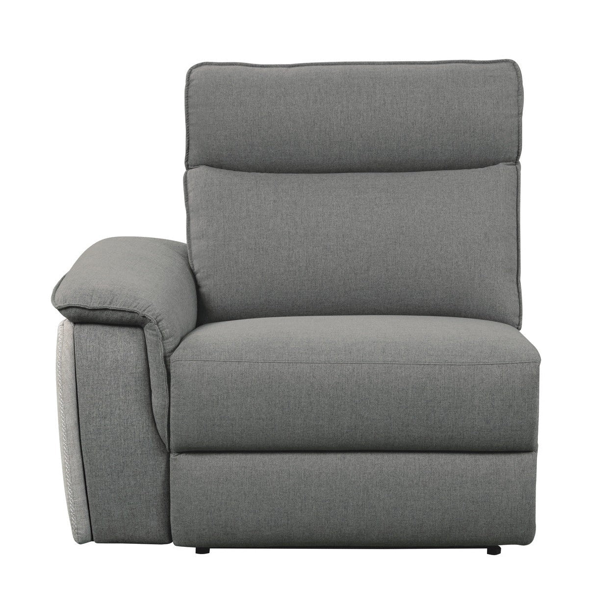 (2) Power Double Reclining Love Seat with Power Headrests 8259DG-2PWH*