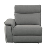 (2) Power Double Reclining Love Seat with Power Headrests 8259DG-2PWH*