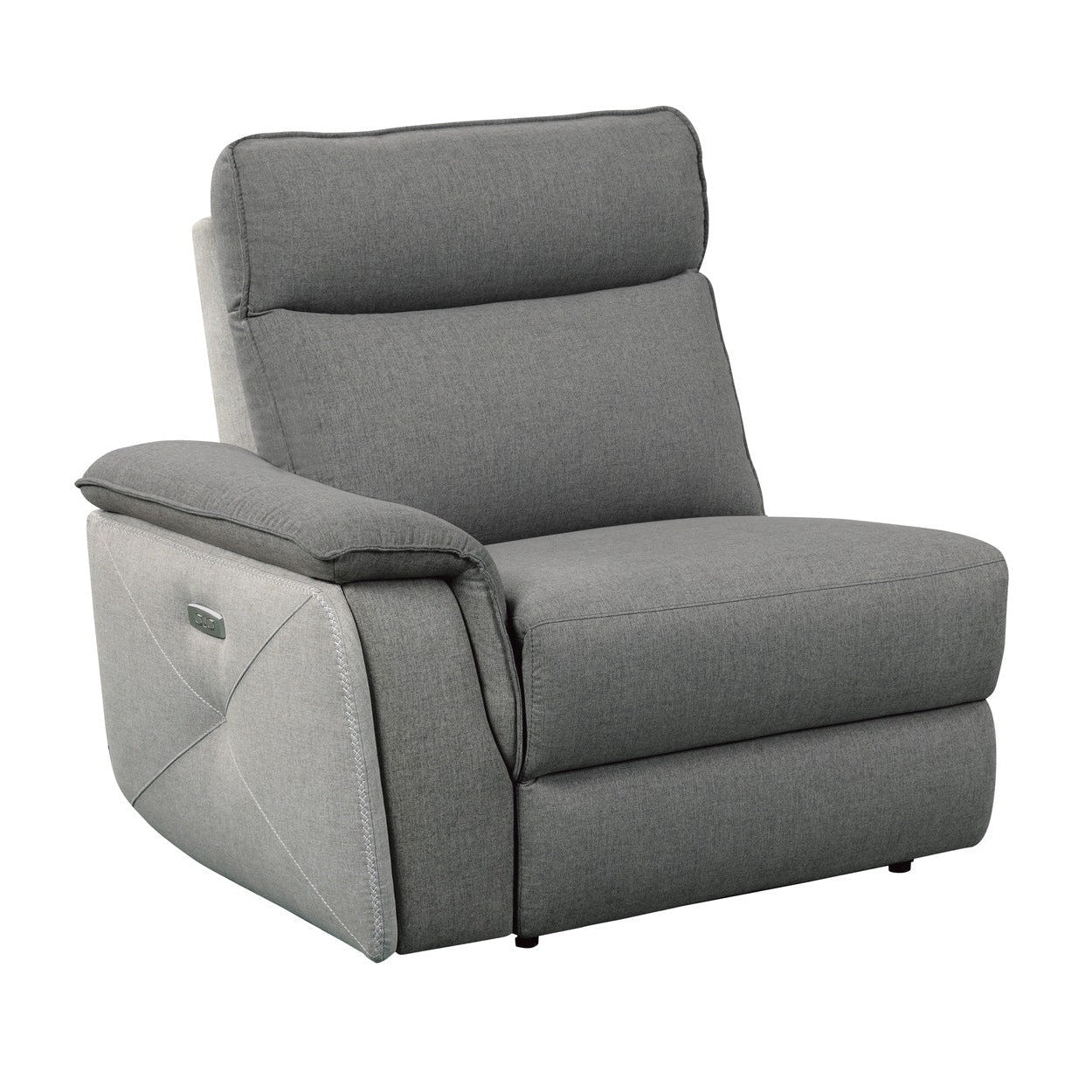 (3) Power Double Reclining Love Seat with Center Console and Power Headrests 8259DG-2CNPWH*