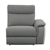 (2) Power Double Reclining Love Seat with Power Headrests 8259DG-2PWH*