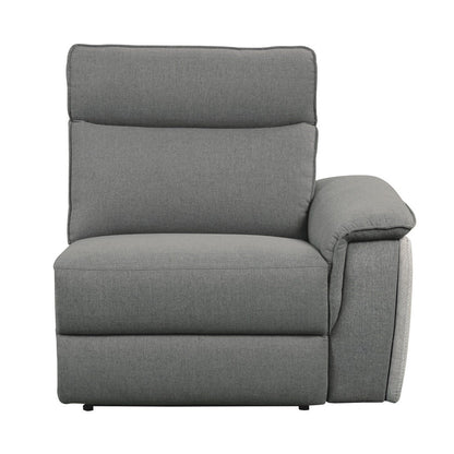 (2) Power Double Reclining Love Seat with Power Headrests 8259DG-2PWH*