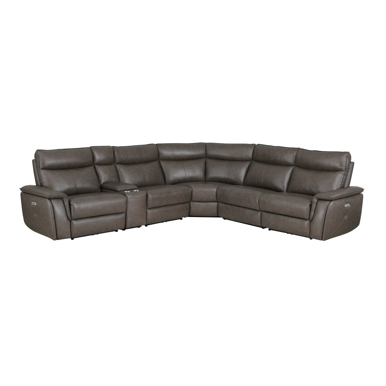 (6)6-Piece Modular Power Reclining Sectional with Power Headrests 8259RFDB*6SCPWH