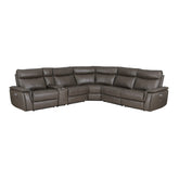 (6)6-Piece Modular Power Reclining Sectional with Power Headrests 8259RFDB*6SCPWH