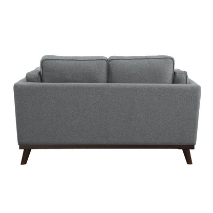 LOVE SEAT, GRAY 100% POLYESTER 8289GY-2
