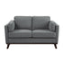 LOVE SEAT, GRAY 100% POLYESTER 8289GY-2