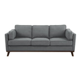 SOFA, GRAY 100% POLYESTER 8289GY-3