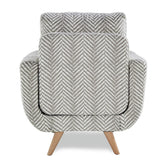 ACCENT CHAIR, GRAY HERRINGBONE 8327GY-1S