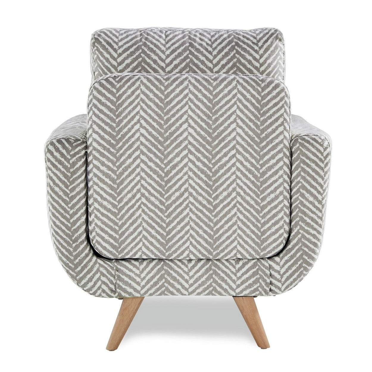 ACCENT CHAIR, GRAY HERRINGBONE 8327GY-1S