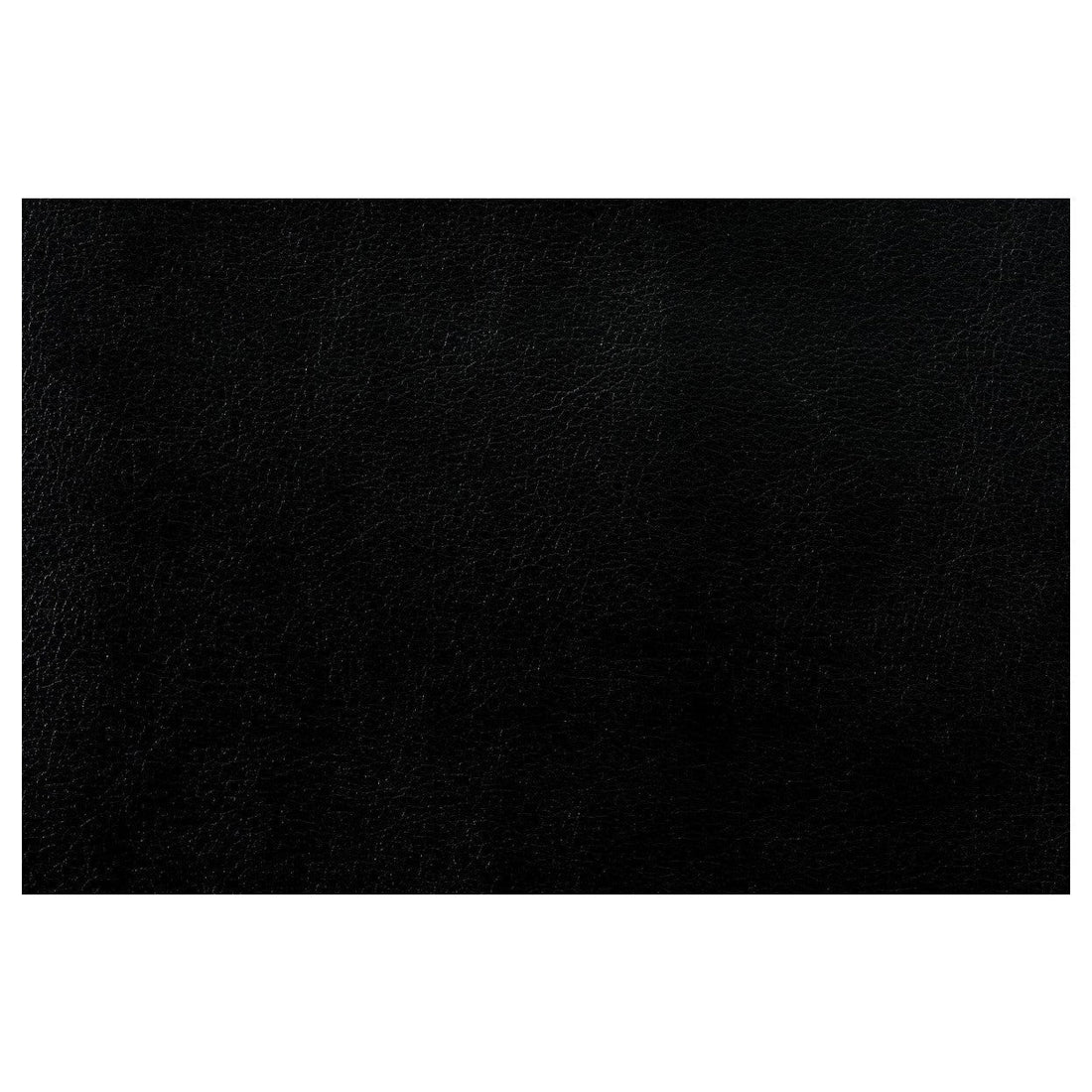 OTTOMAN, BLACK PU 8378BLK-4