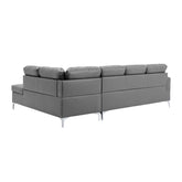 2PC SET: SECTIONAL 8378GRY*
