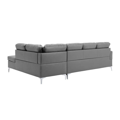2PC SET: SECTIONAL 8378GRY*