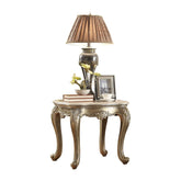 END TABLE, MARBLE TOP 8412-04