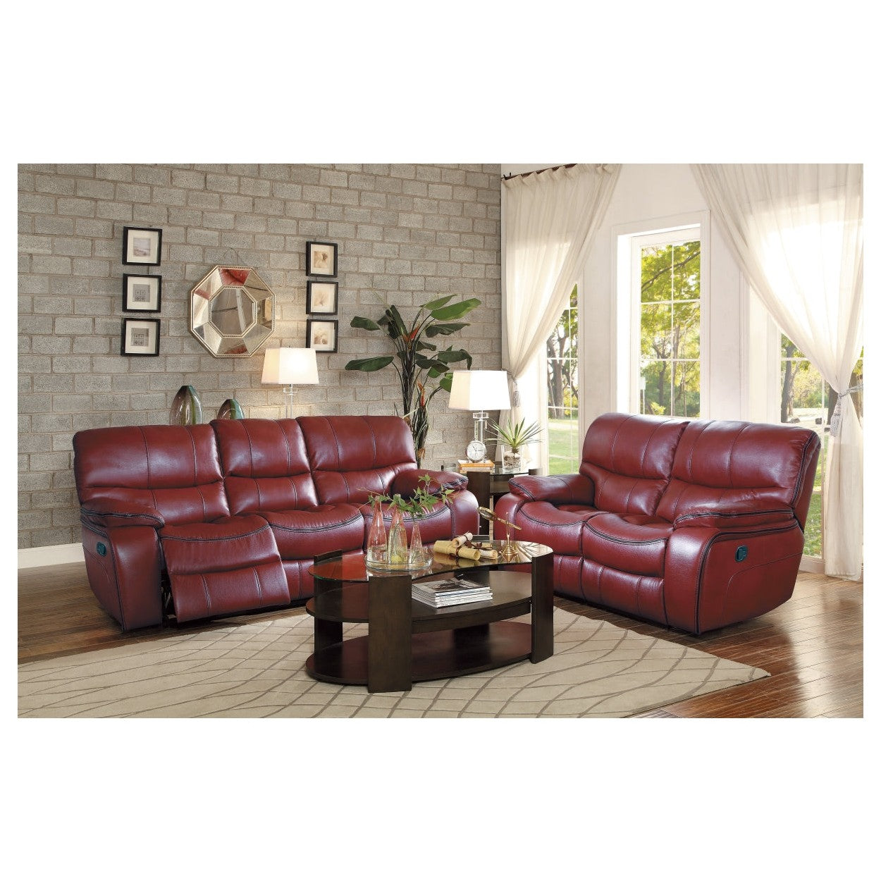 D. RCLINR LS,RED LTHR GEL MATCH 8480RED-2