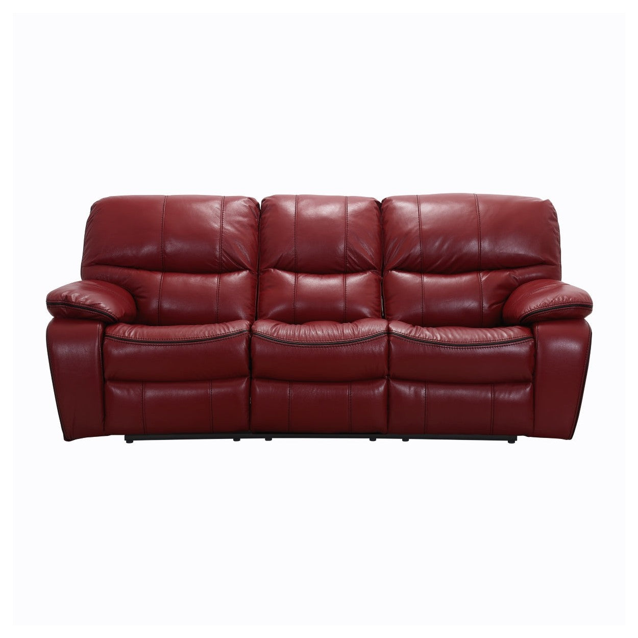 P.DBL RCLN SOFA,RED LTR GEL MTC 8480RED-3PW