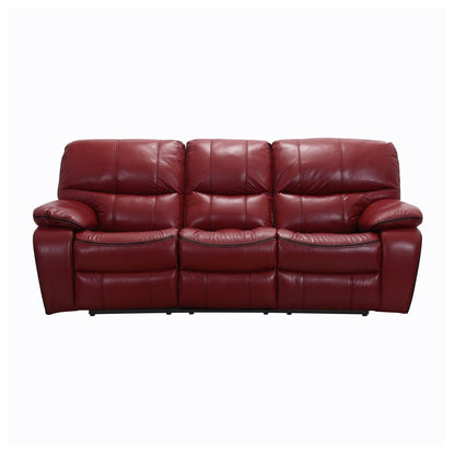 P.DBL RCLN SOFA,RED LTR GEL MTC 8480RED-3PW