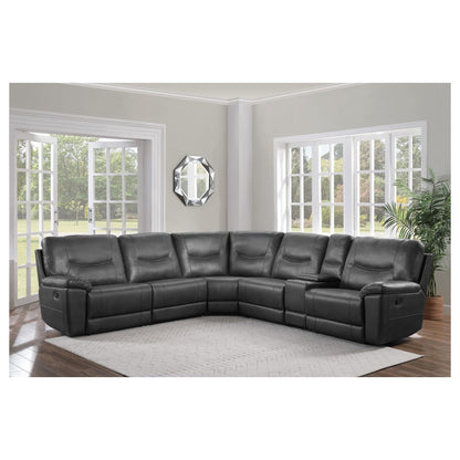 (6)6-Piece Modular Reclining Sectional 8490GRY*6LRRR