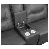 (6)6-Piece Modular Reclining Sectional with Right Chaise 8490GRY*6LRRC