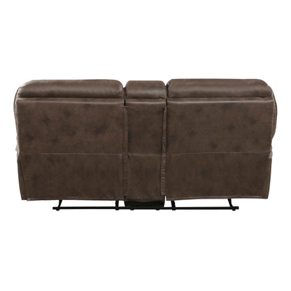 Homelegance Proctor Love Seat doble reclinable con consola central