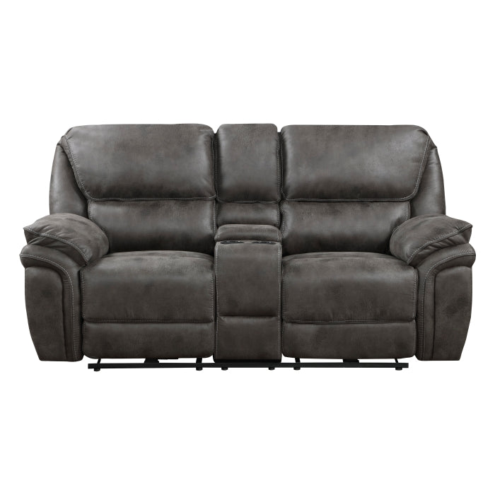 Homelegance Power Double Reclining Love Seat With Center Console