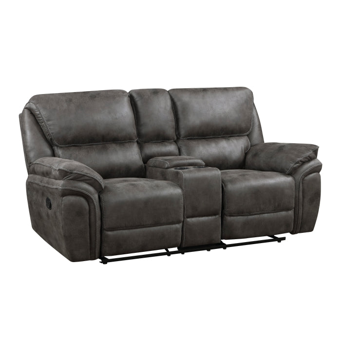 Homelegance Proctor Love Seat doble reclinable con consola central