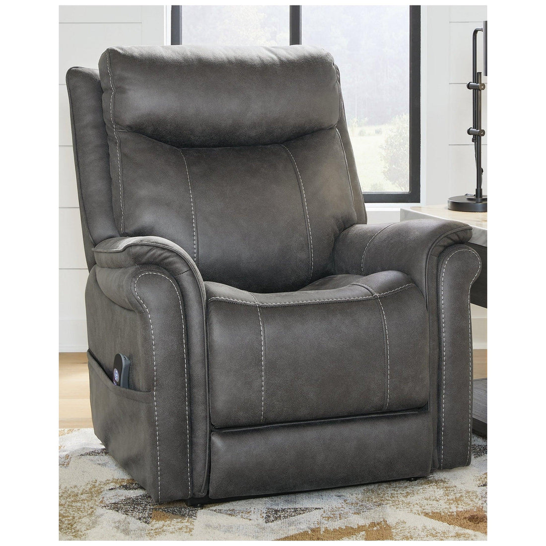 Lorreze Power Lift Recliner Ash-8530512