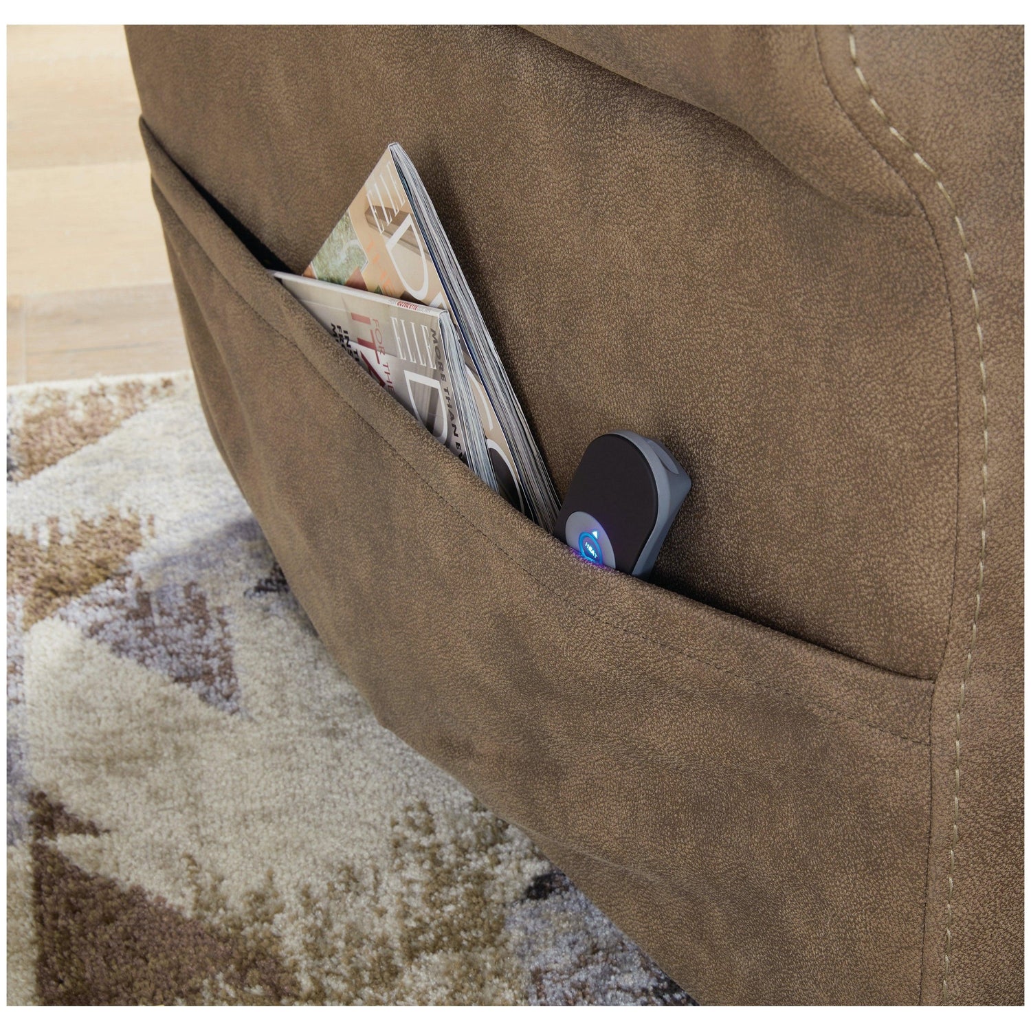 Lorreze Power Lift Recliner Ash-8530612
