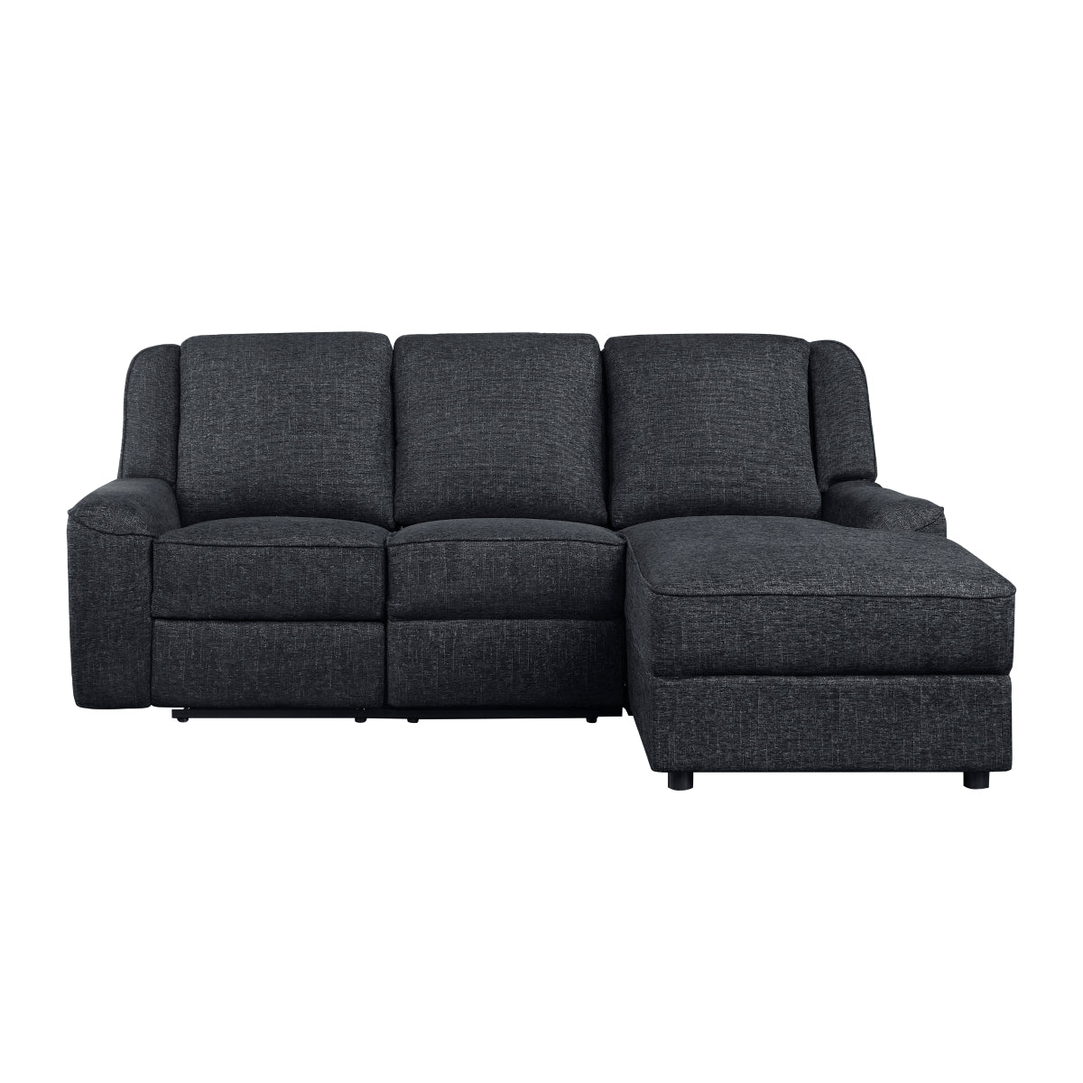 Homelegance Monterey (2)2-Piece Reclining Sectional with Right Chaise