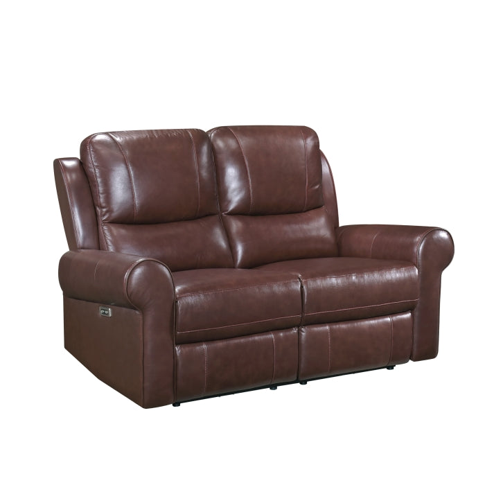 Homelegance Power Double Reclining Love Seat With Power Headrests