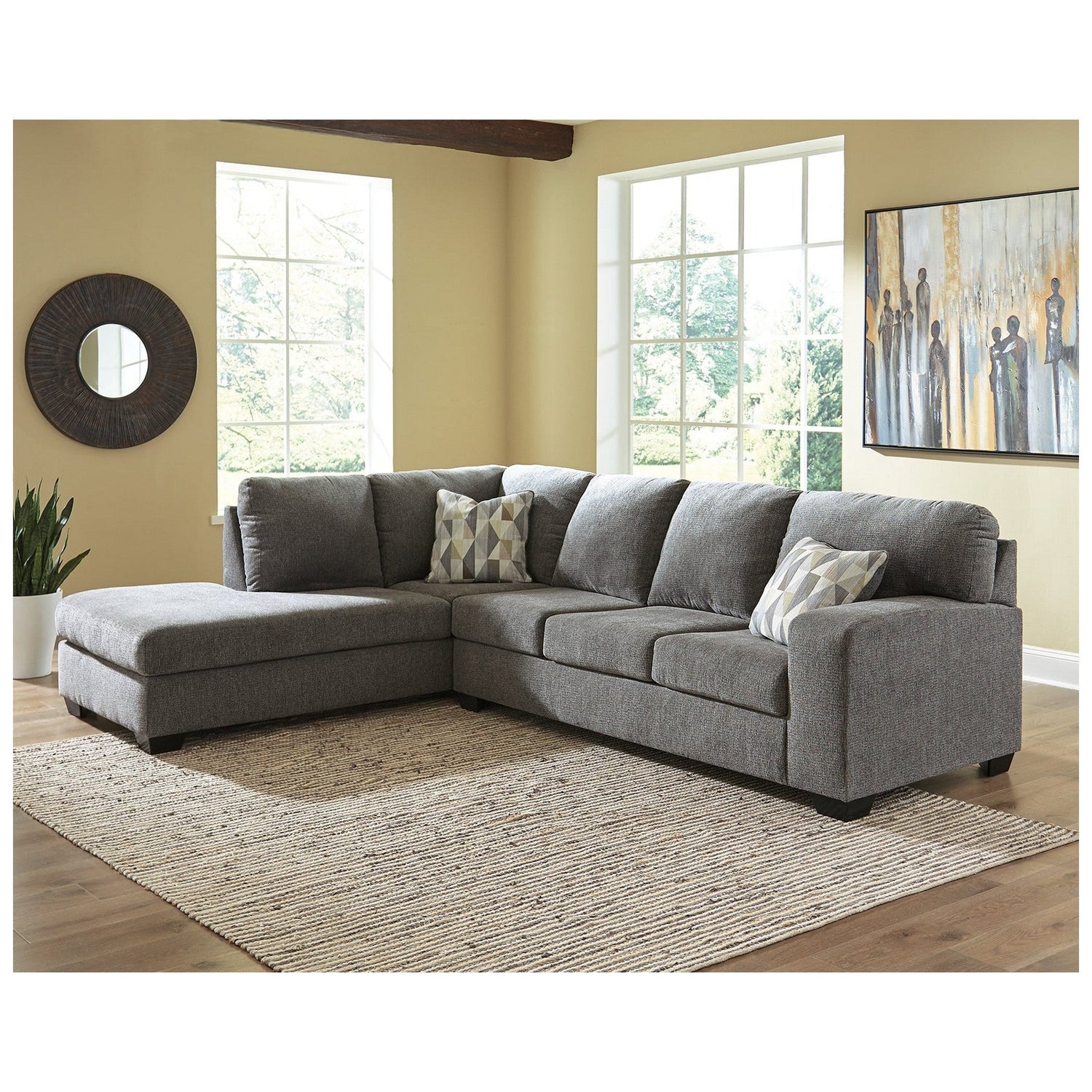 Dalhart 2-Piece Sectional with Chaise Ash-85703S1