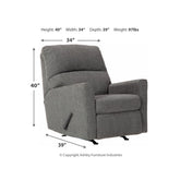 Dalhart Recliner Ash-8570325