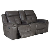Jesolo Power Reclining Sofa and Loveseat Ash-86705U1