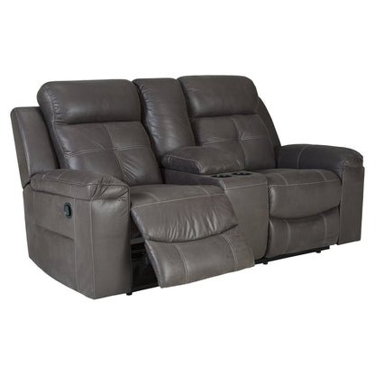 Jesolo Power Reclining Sofa and Loveseat Ash-86705U1