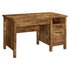 Delwin Lift Top Office Desk with File Cabinet Antique Nutmeg 881240