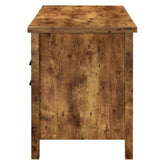 Delwin Lift Top Office Desk with File Cabinet Antique Nutmeg 881240