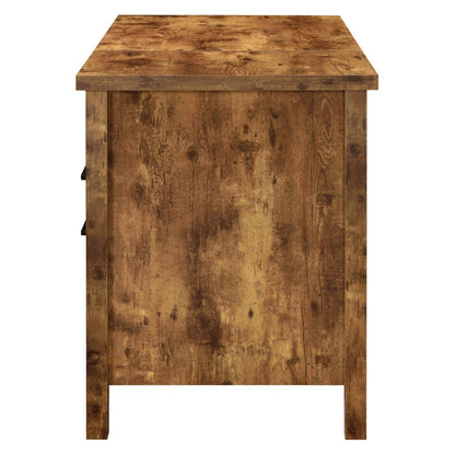 Delwin Lift Top Office Desk with File Cabinet Antique Nutmeg 881240