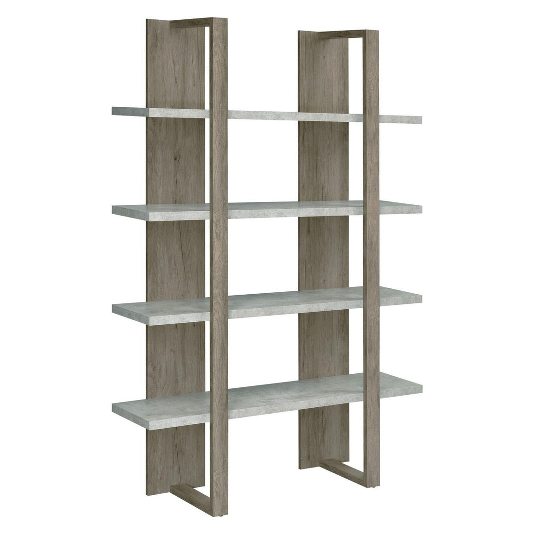 Danbrook Bookcase with 4 Full-length Shelves 882037