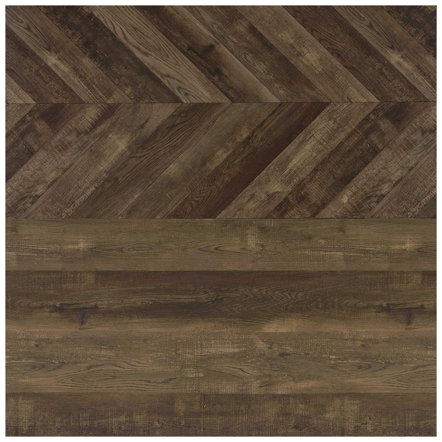 Millbrook 2-door Bookcase Rustic Oak Herringbone and Gunmetal 882093