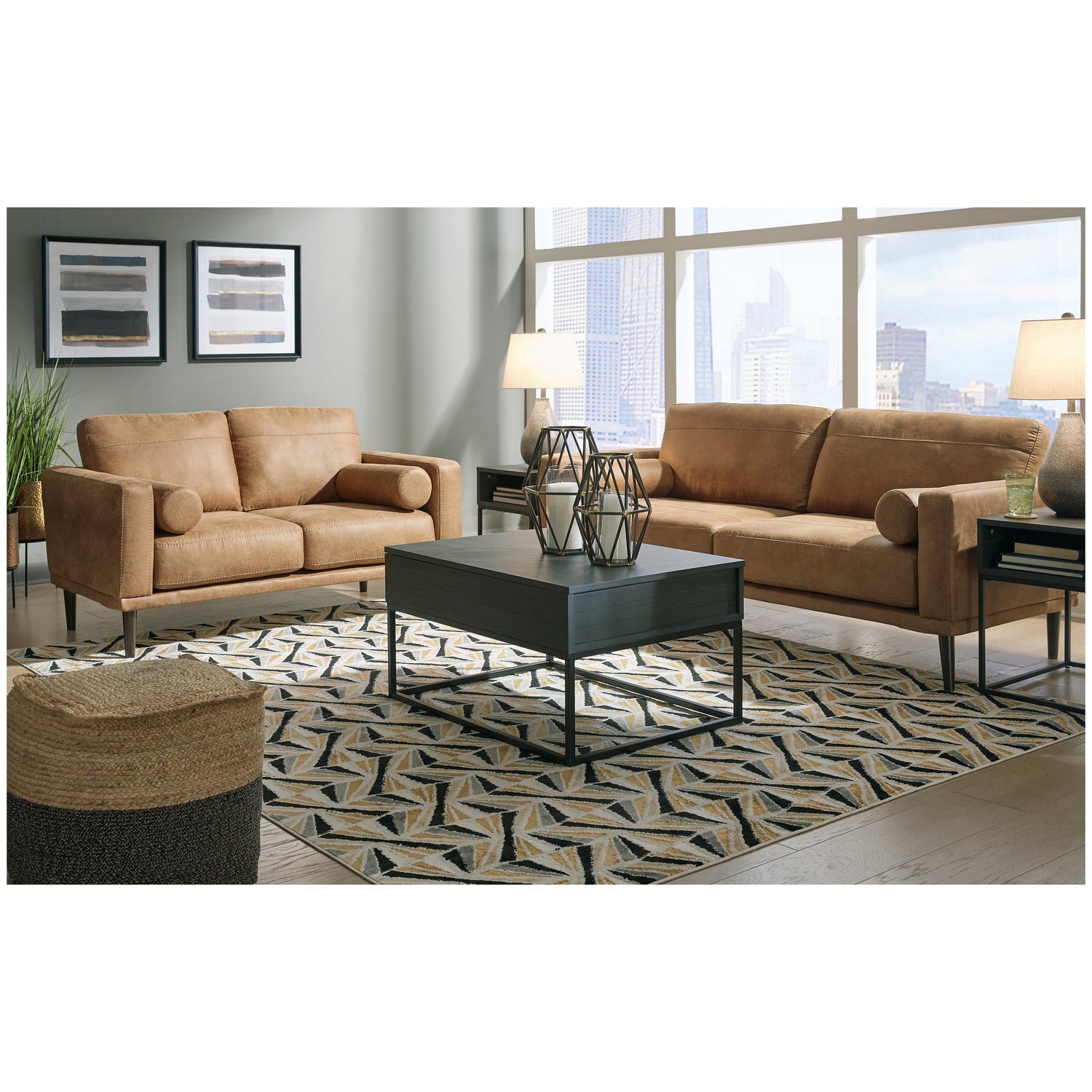 Arroyo Sofa and Loveseat Ash-89401U1