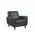 Aaron Padded Seat Accent Chair Black 900204