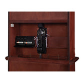 Diggory Grandfather Clock Brown Red and Clear 900749