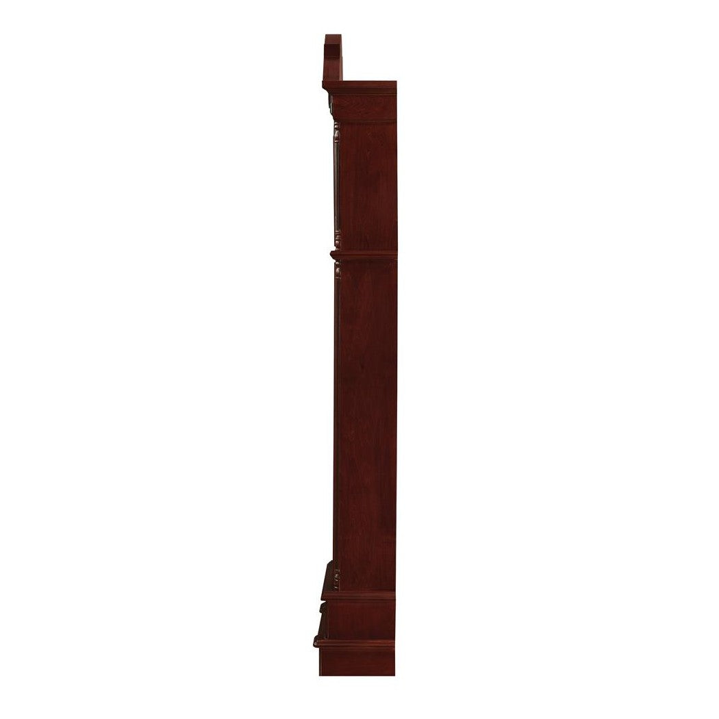 Diggory Grandfather Clock Brown Red and Clear 900749