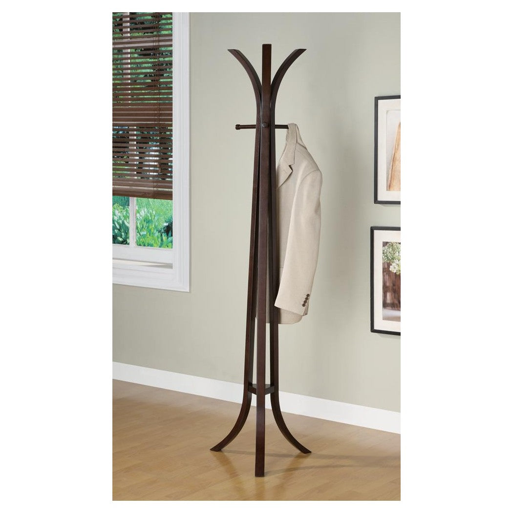 Arwan Coat Rack with 6 Hooks Cappuccino 900816