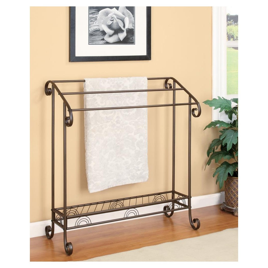 3-tier Towel Rack Dark Bronze 900833