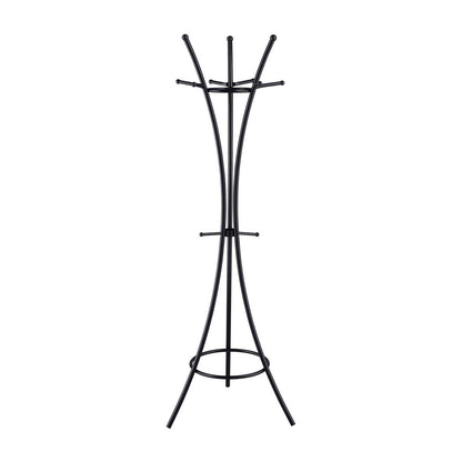 Coaster 12-Hook Coat Rack Black