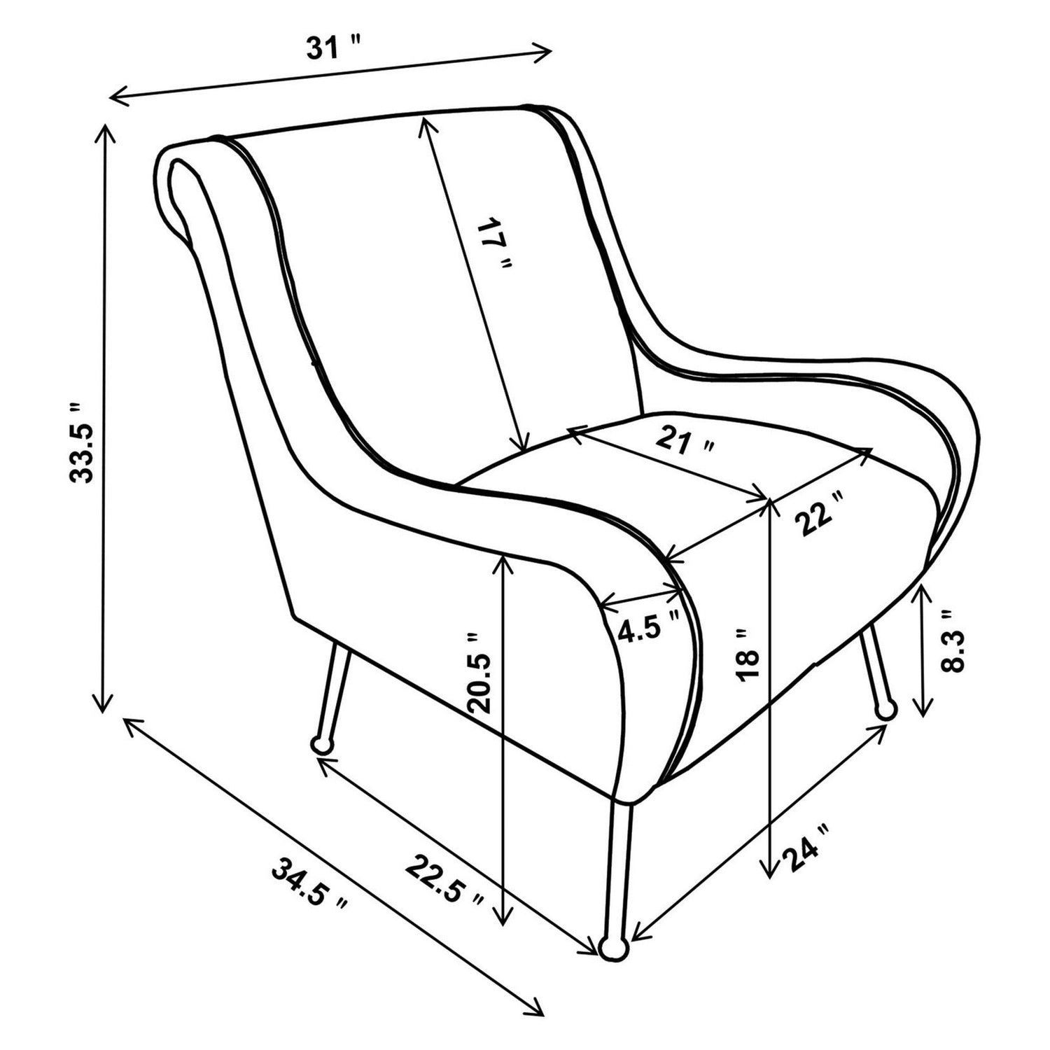 ACCENT CHAIR 903043