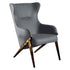 Walker Upholstered Accent Chair Slate and Bronze 903053