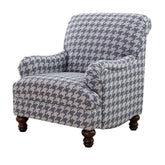 Glenn Recessed Arms Accent Chair Blue 903093