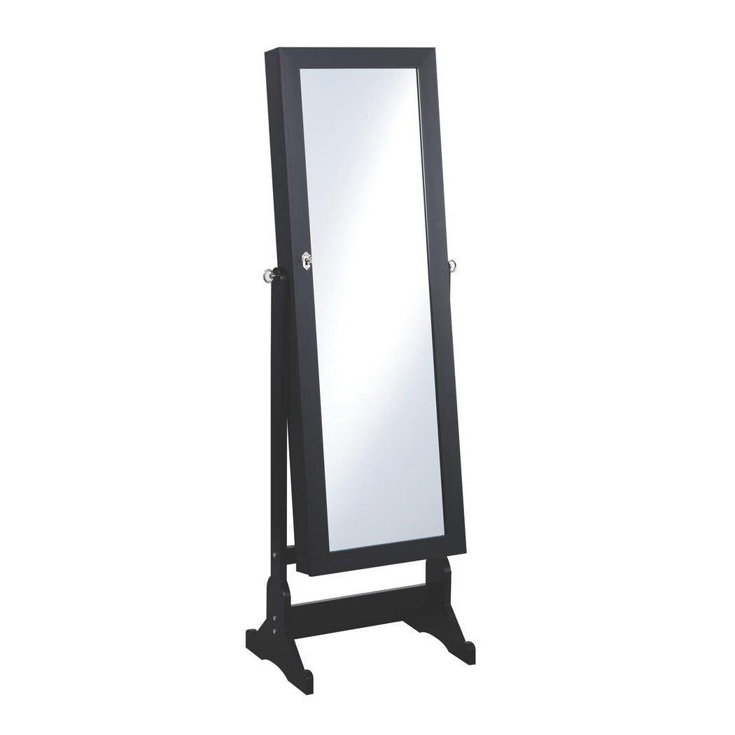 Tutuola Jewelry Cheval Mirror Black 904039