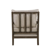 Blanchett Cushion Back Accent Chair Beige and Natural 905362