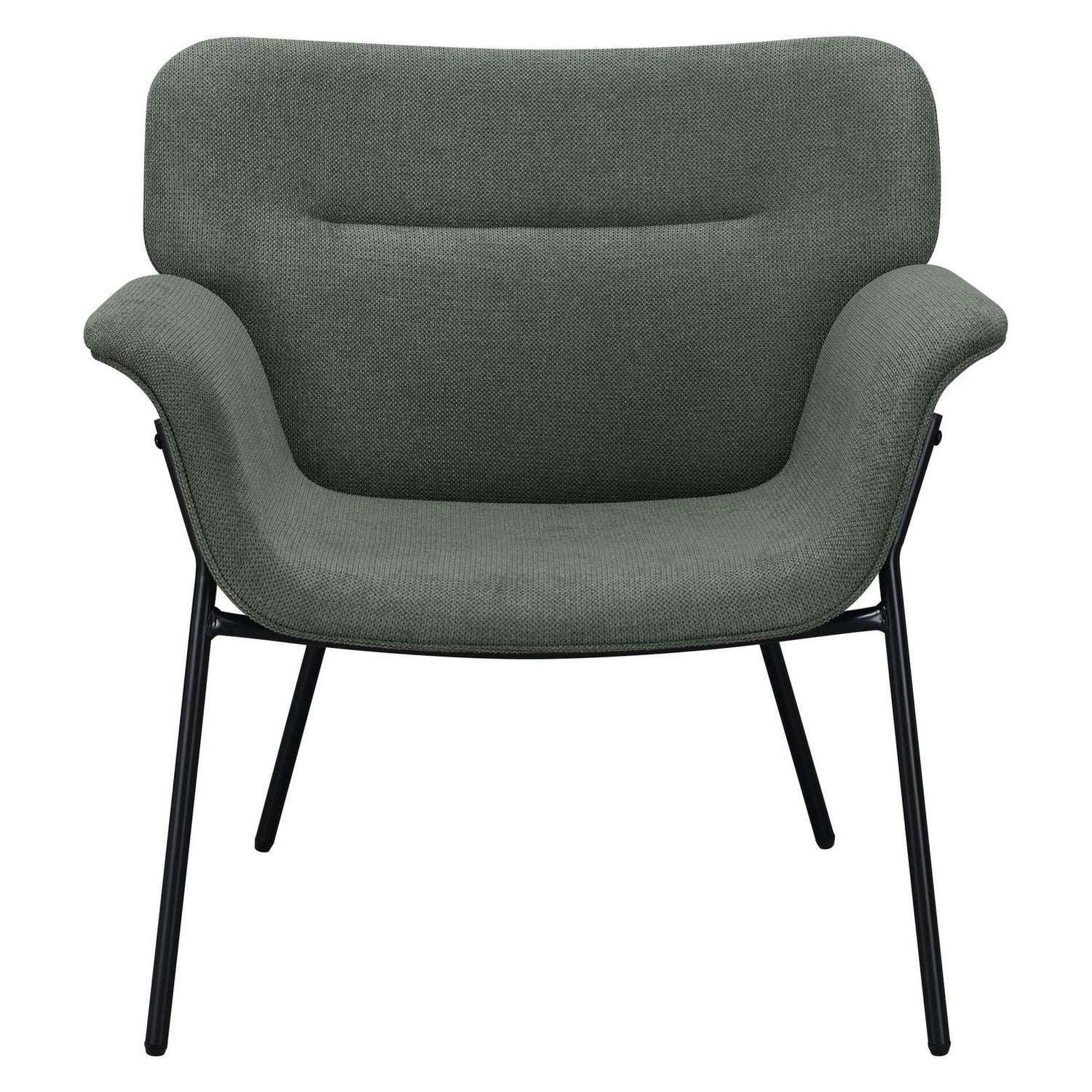 Davina Upholstered Flared Arms Accent Chair Ivy 905613